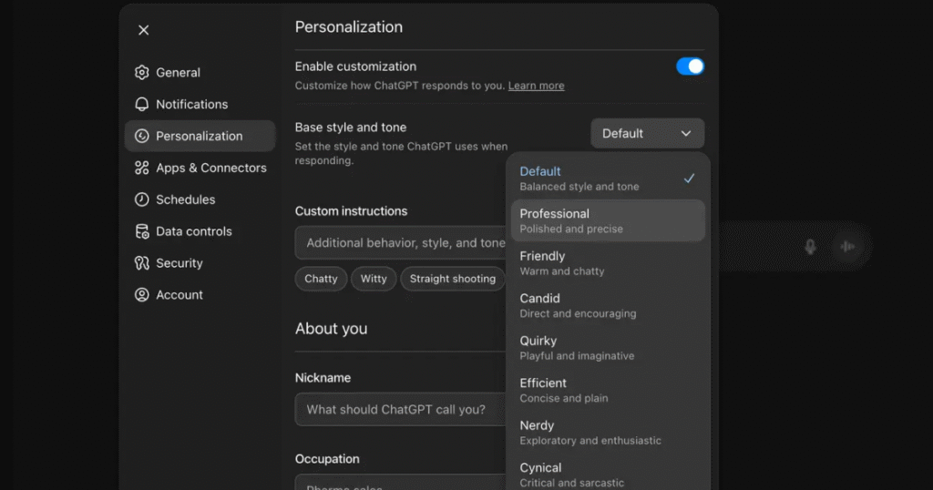 ChatGPT 5.1, la dernière innovation en intelligence artificielle